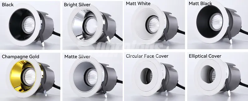 Optical cover colors