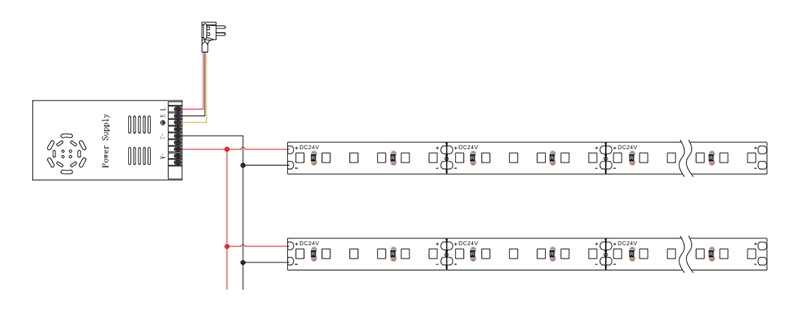 3528 LED Strip Diagram